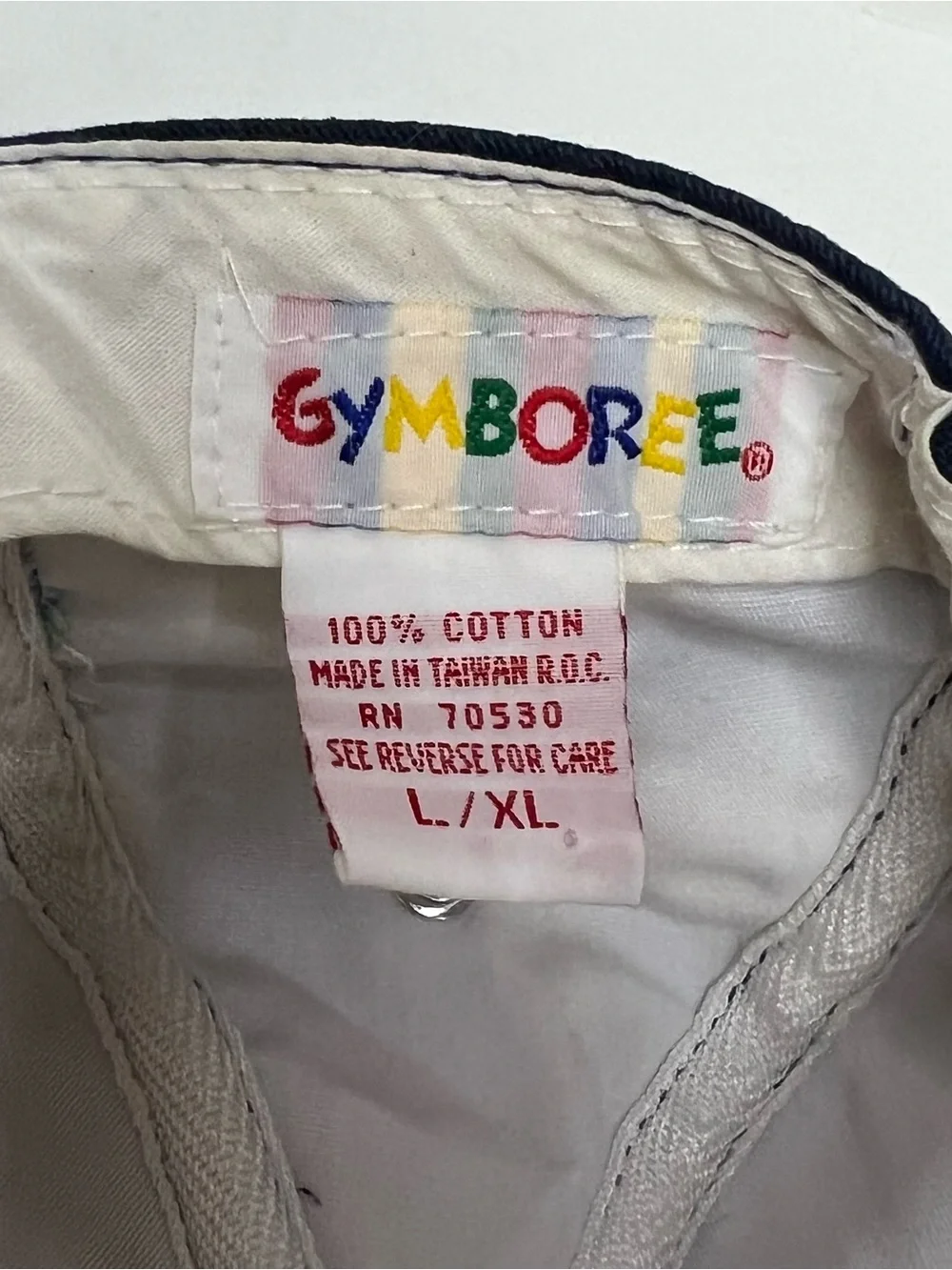 Vintage 90s Rainbow Tag Gymboree 
